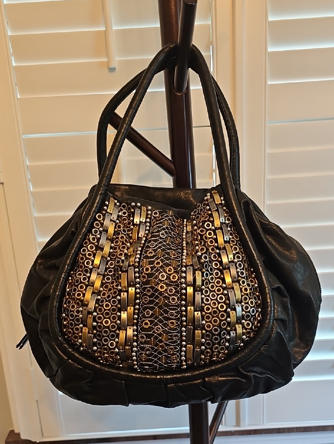 Isabella Fiore Tries Heavy Metal Valentina Satchel - Women Bag